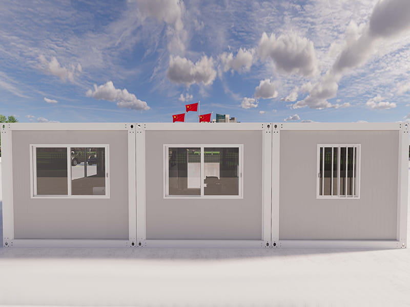 Дом-контейнер площадью 54 м² с кухней и ванной комнатой